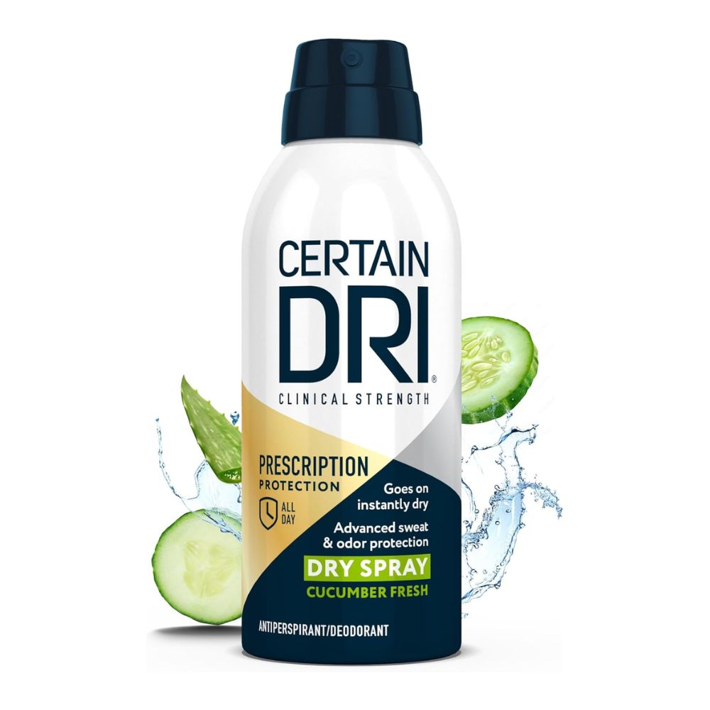 Certain Dri Prescription-Strength Clinical Antiperspirant Dry Spray