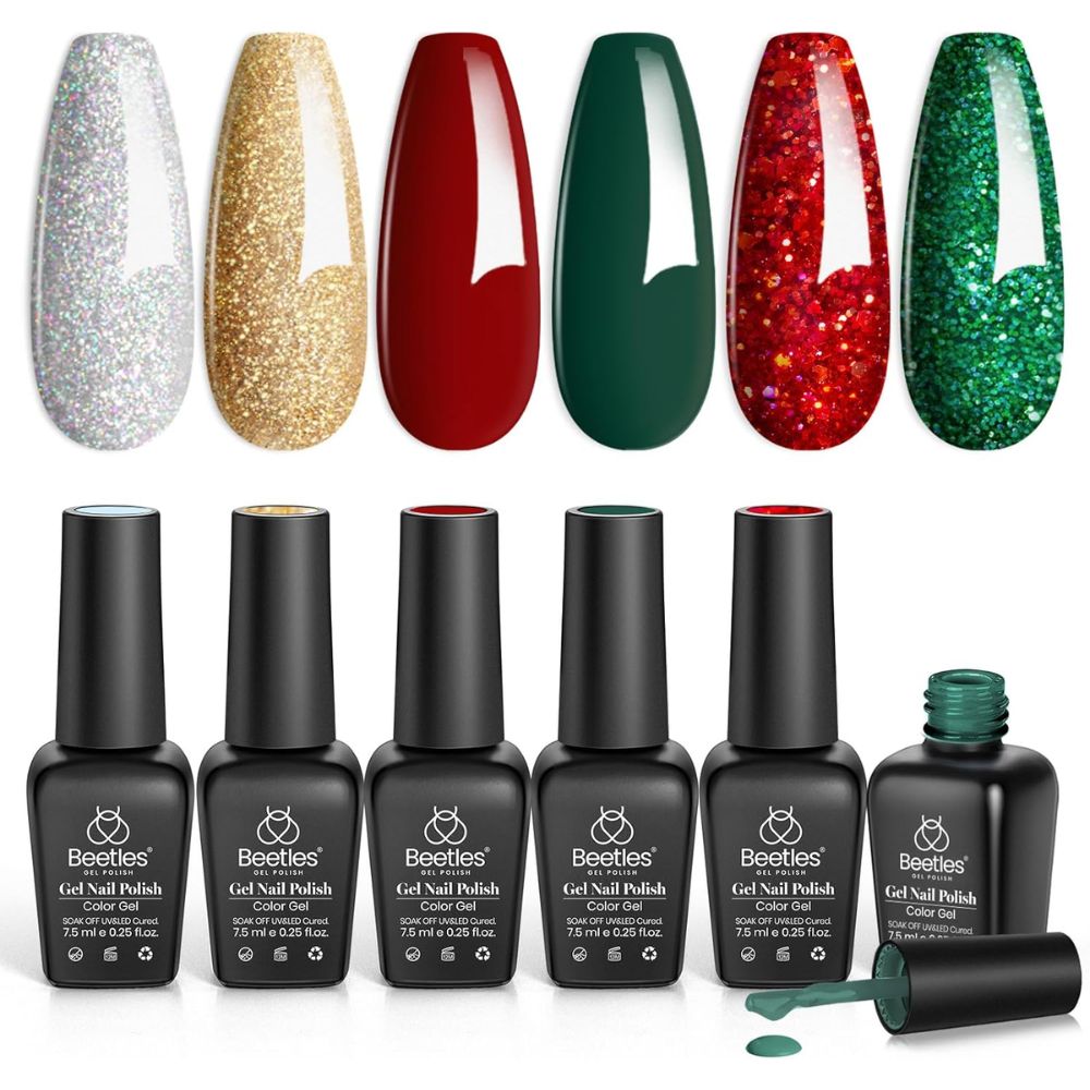 Beetles Christmas Gel Nail Polish Set