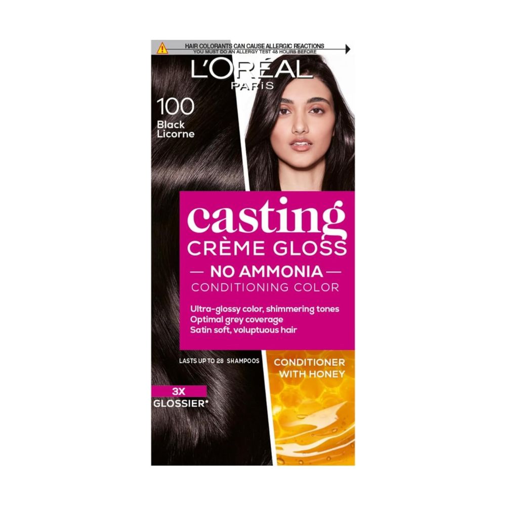 L'Oreal Paris Casting Cream Gloss (100 Black Licorice)