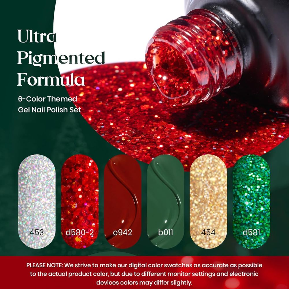 Beetles Christmas Gel Nail Polish Set