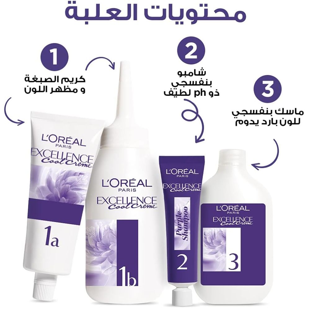 L’Oréal Paris Excellence Ash Supreme Hair Colour (7.12)