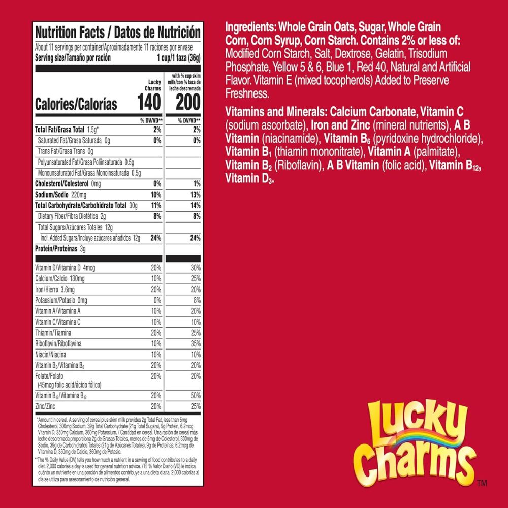 General Mills Lucky Charms Cereal
