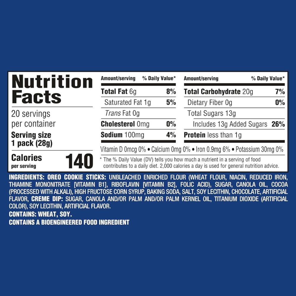 Oreo Cookie Sticks 'N Creme Dip