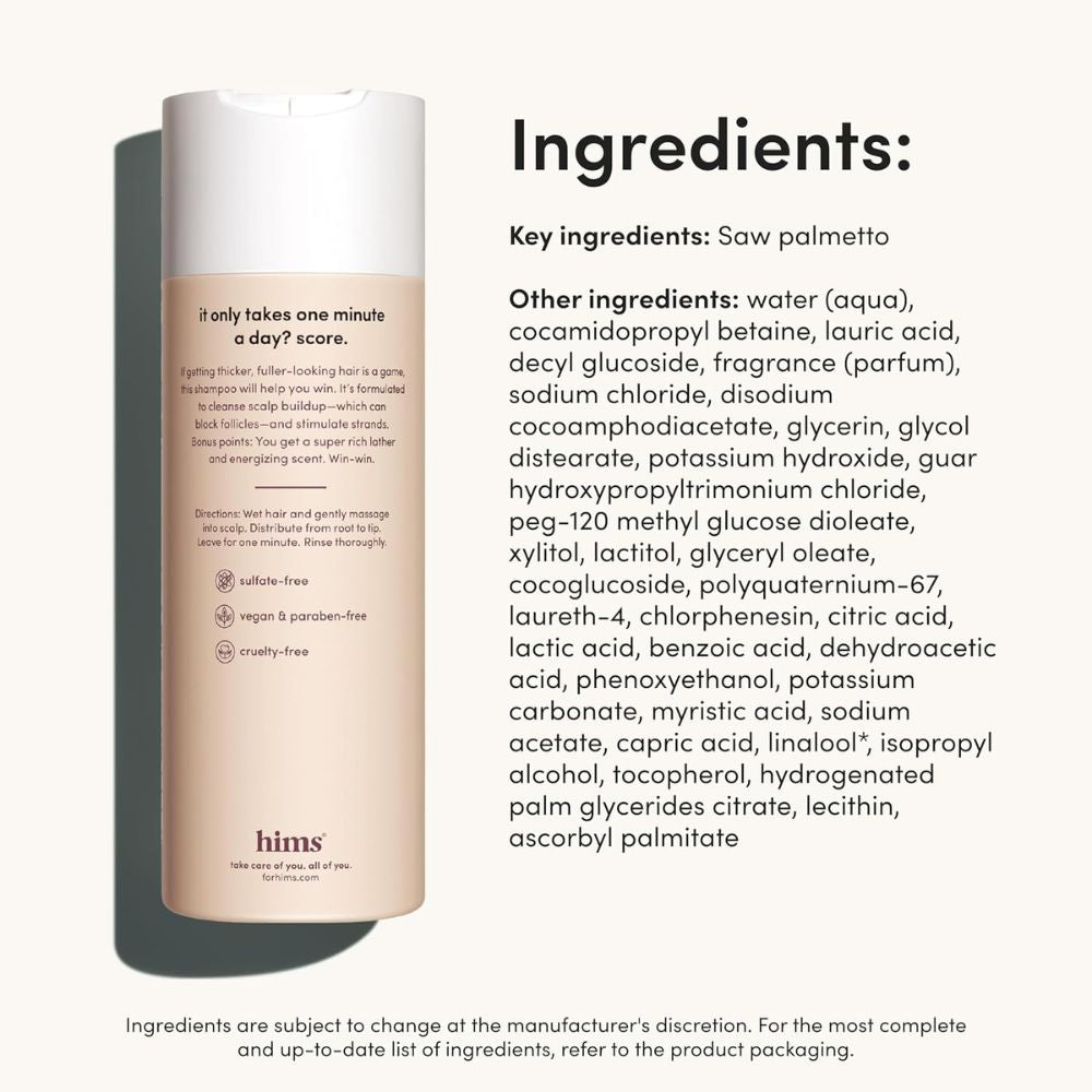 HIMS &amp; HERS Thick Fix Hair Shampoo — Pack of 2