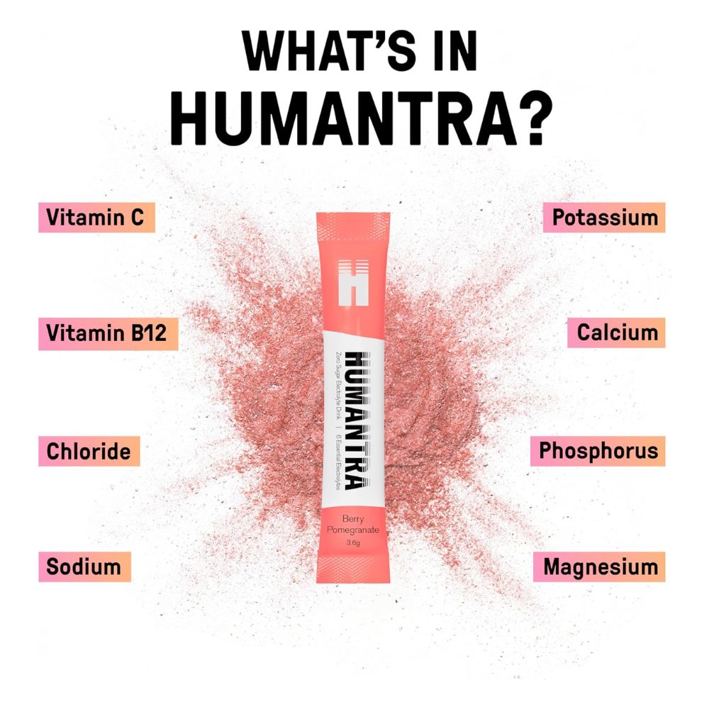 Humantra Hydration Packets (Berry Pomegranate))