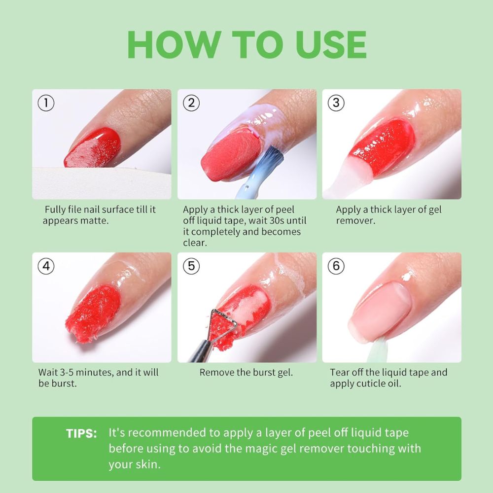 Born Pretty Magic Gel Nail Polish Remover