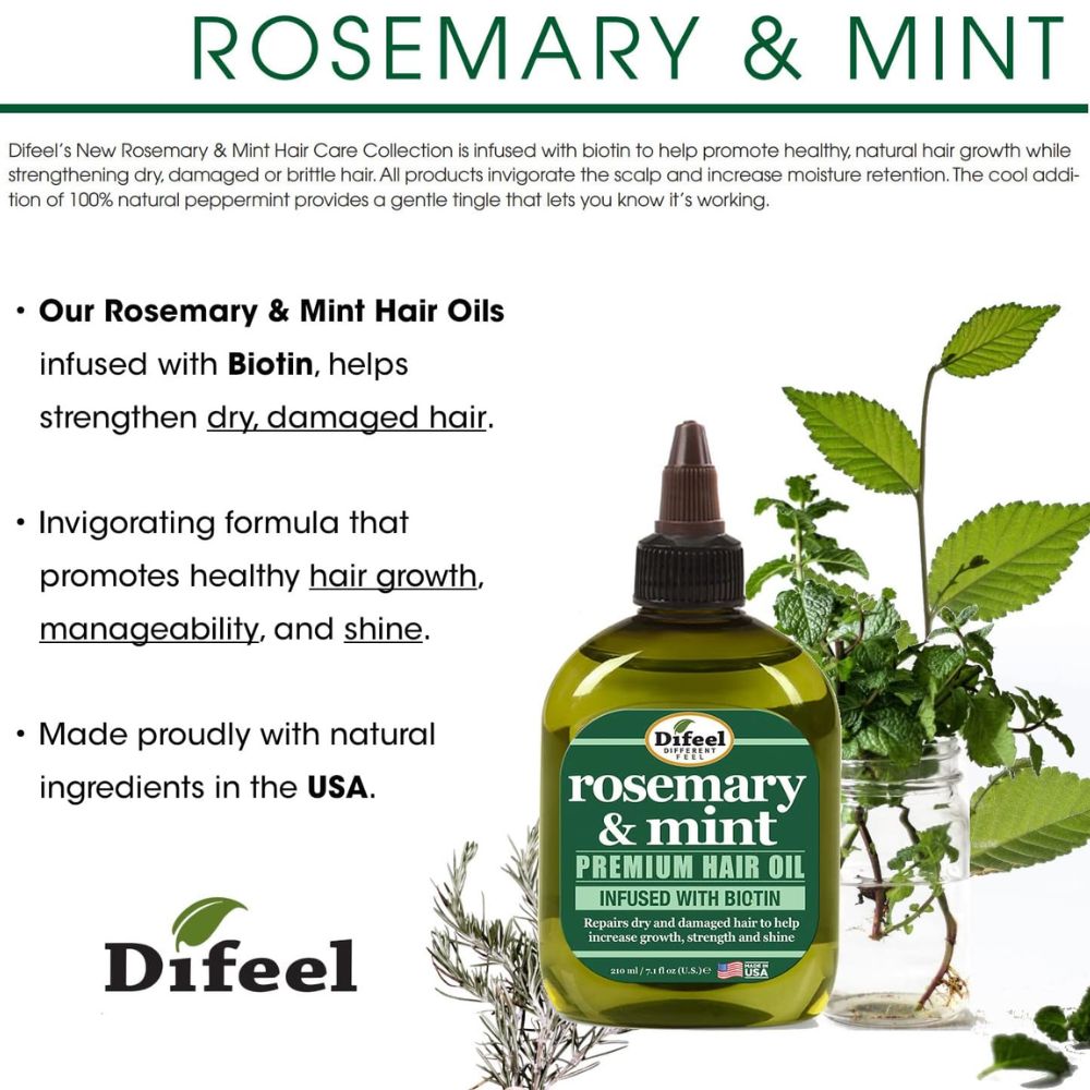 Difeel Rosemary and Mint Premium Hair Oil