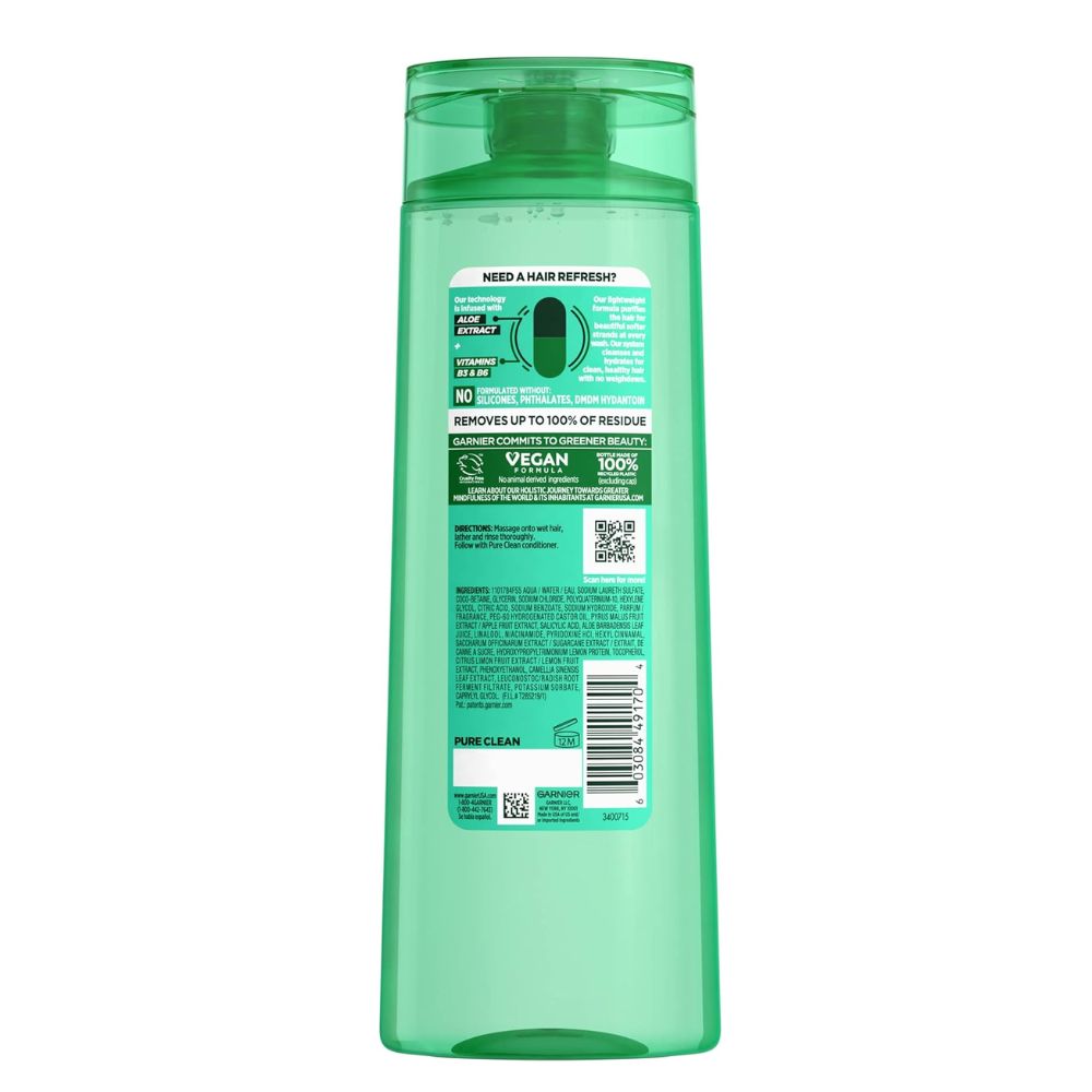 Garnier Fructis Pure Clean Shampoo