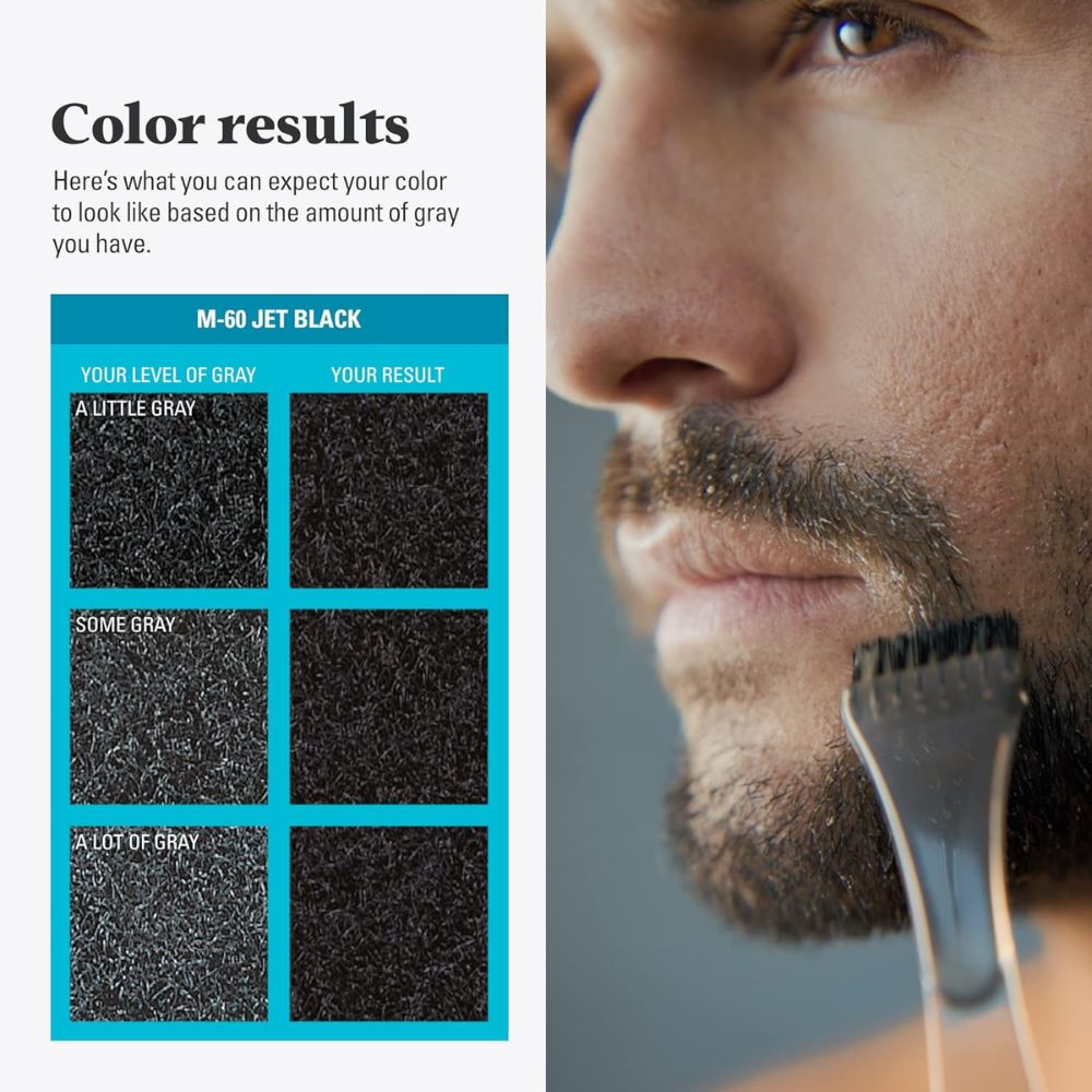 Just For Men Mustache & Beard Coloring — Jet Black M-60