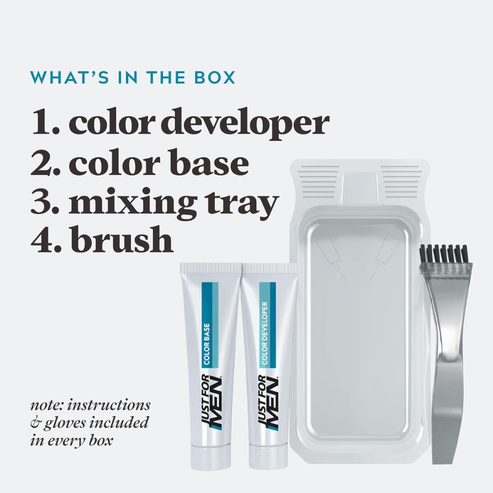 Just For Men Mustache & Beard Coloring — Jet Black M-60