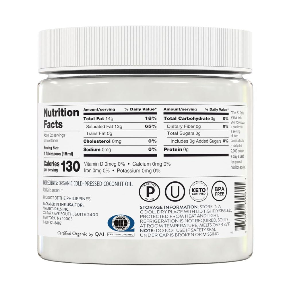 Viva Naturals Organic Coconut Oil