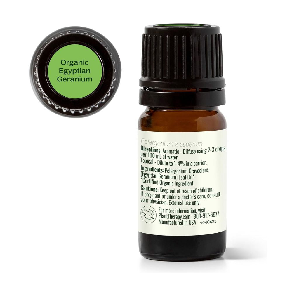 Plant Therapy Organic Geranium Egyptian Essential Oil