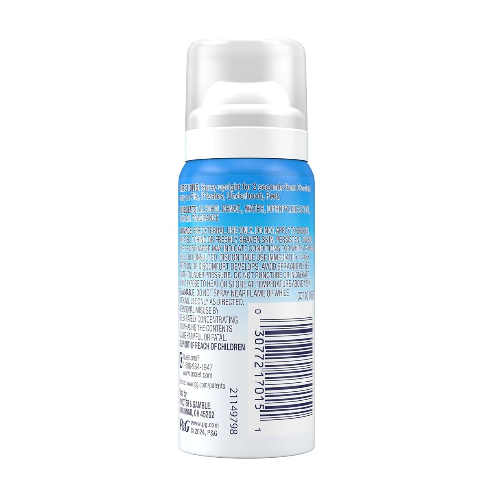 Secret Whole Body Deodorant Spray for Women